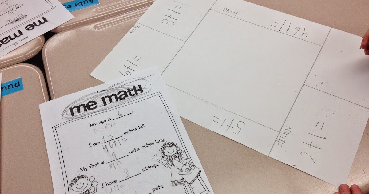 Classroom Freebies Too: Me Math & Friend Math