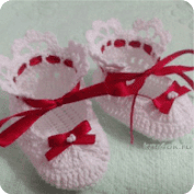 Zapatito de Bebe a Crochet o Ganchillo Zapatito de Bebe a Crochet o Ganchillo