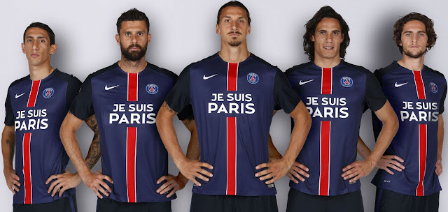 PSG 2015-16 ユニフォーム-Je suis Paris