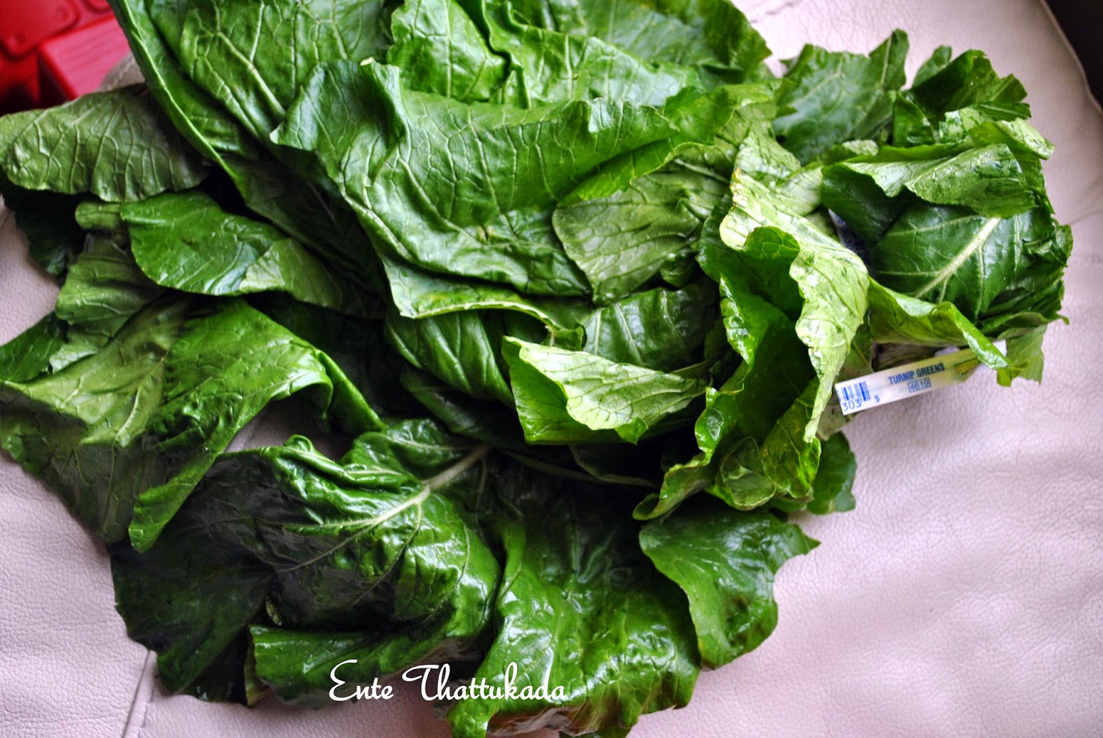 Ente Thattukada Turnip Greens Stir Fry