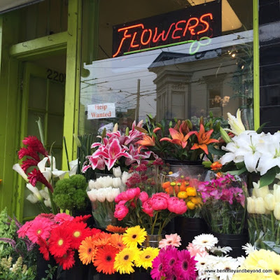 Le Bouquet flower shop in Cow Hollow in San Francisco