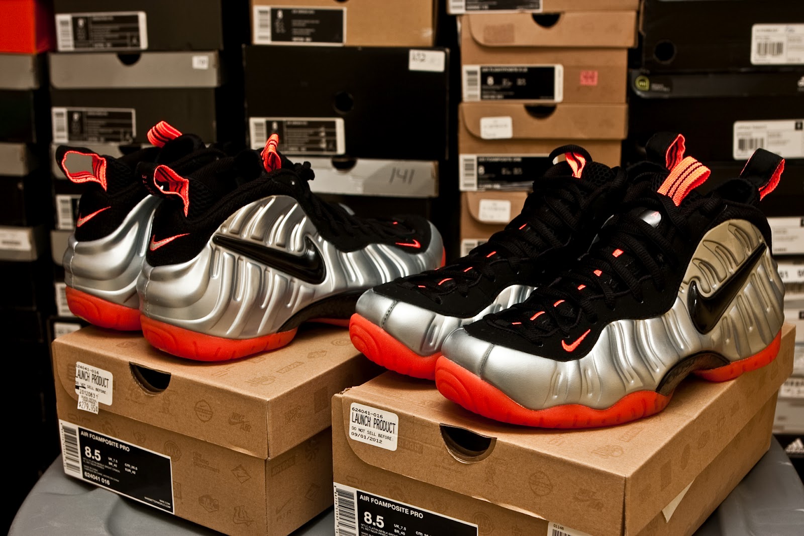 foamposite crimson black orange