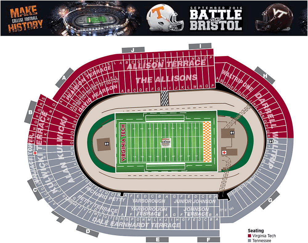 Battle at Bristol seating chart has been released SECRant - battle at bristol seating chart