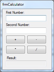 SIMPLE CALCULATOR (ADD, SUB, MUL, DIV) VB.NET ~ REDSIRE