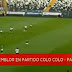 Fuerte sismo en partido Colo Colo vs Palestino [video]