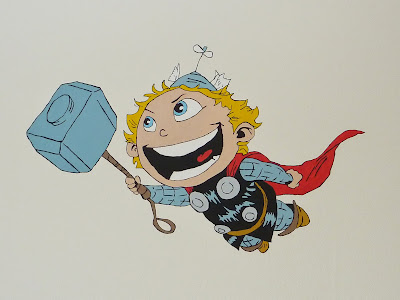 Thor mural