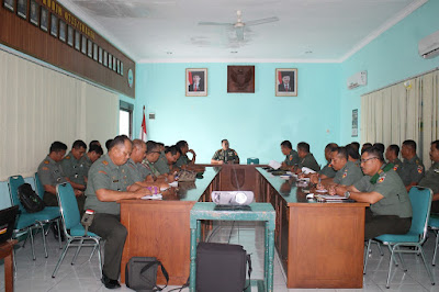 DANDIM SRAGEN PIMPIN SIDANG USULAN KENAIKAN PANGKAT