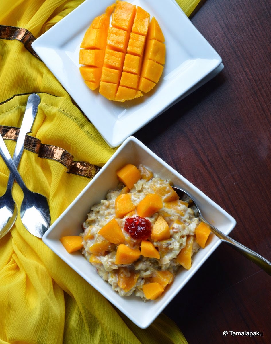 Mango Oatmeal Tamalapaku