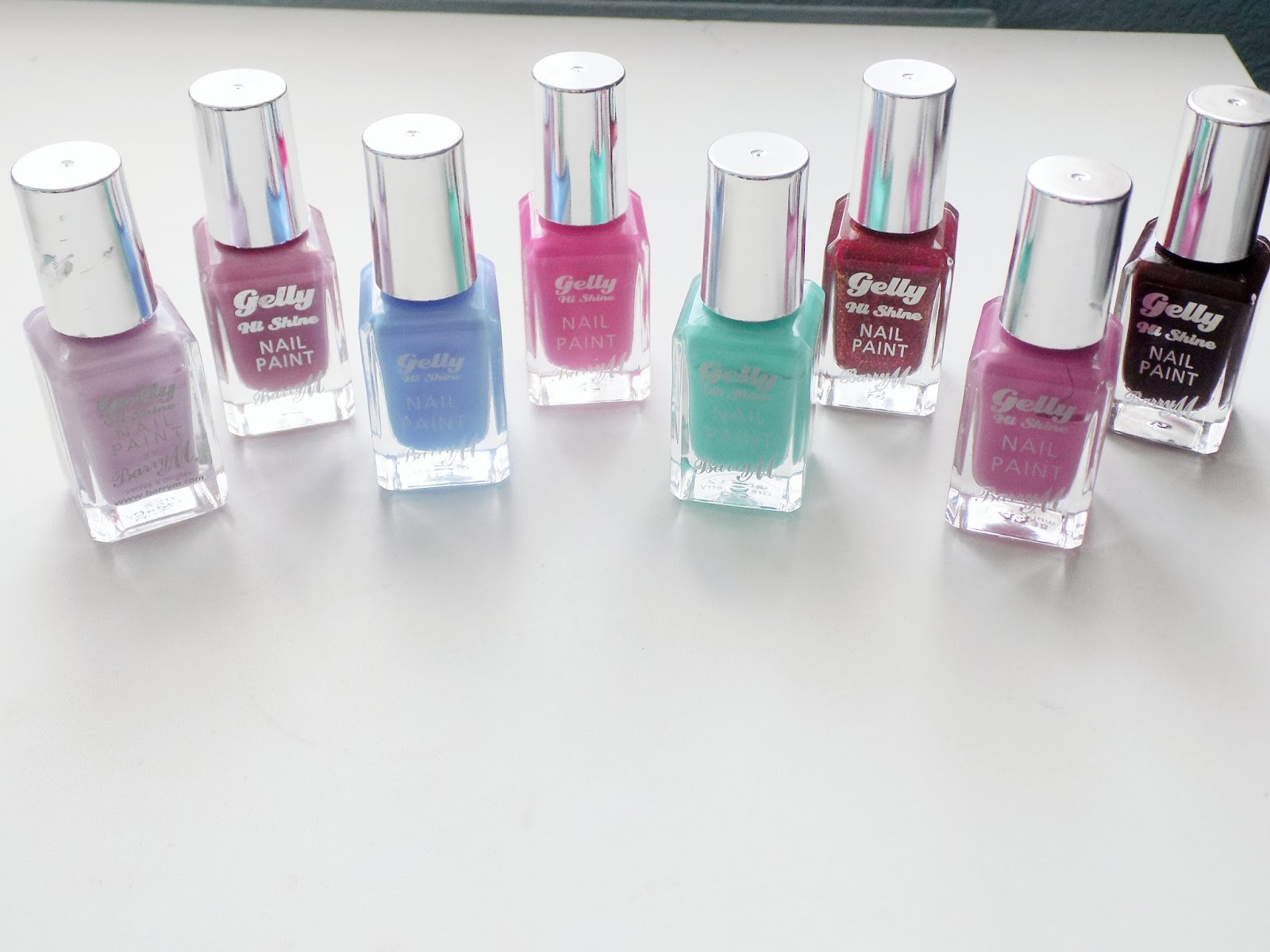 Makeup with Miss A My Barry M nail varnish collection