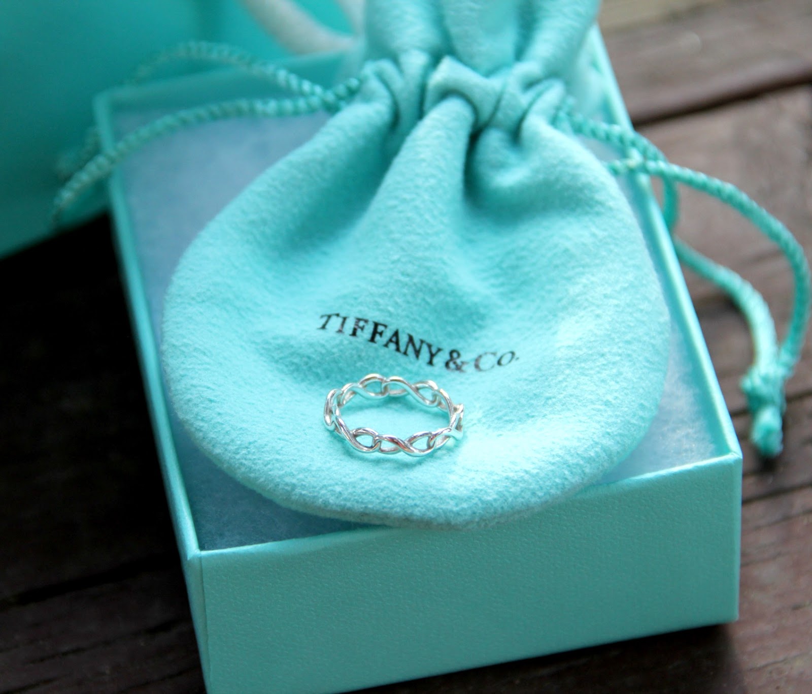 tiffany infinity ring sterling silver
