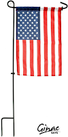 Sturdy Metal Flag Stand and American Flag by GreenWe Sturdy Metal Flag Stand and American Flag by GreenWe