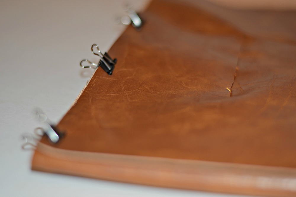 DIY Leather Laptop Sleeve Tutorial