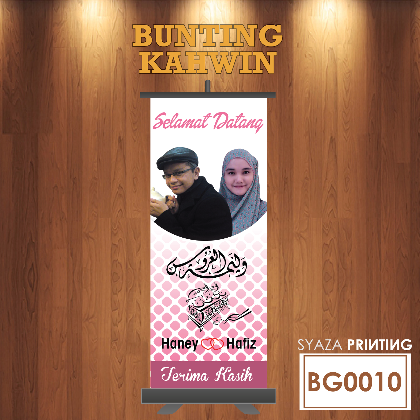 SYAZA CREATIVE: BUNTING KAHWIN