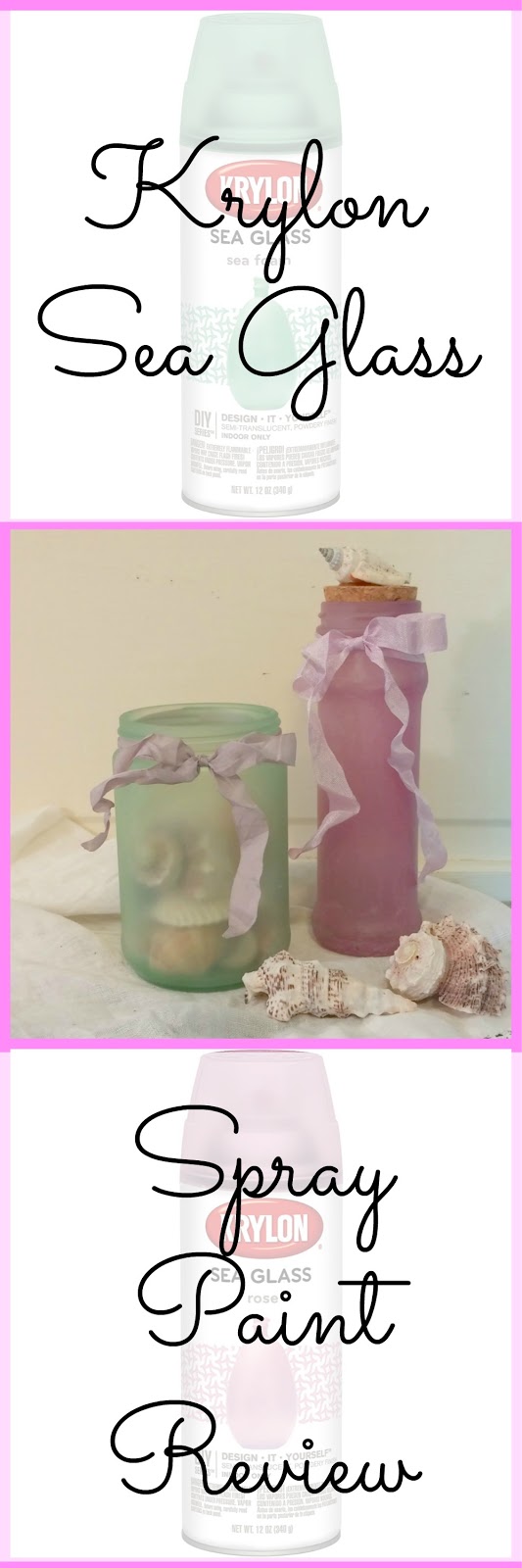 Krylon Sea Glass Spray Paint Review Little Vintage Cottage