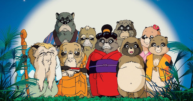 Película Pompoko de Studio Ghibli, dirigida por Isao Takahata en el año 1994