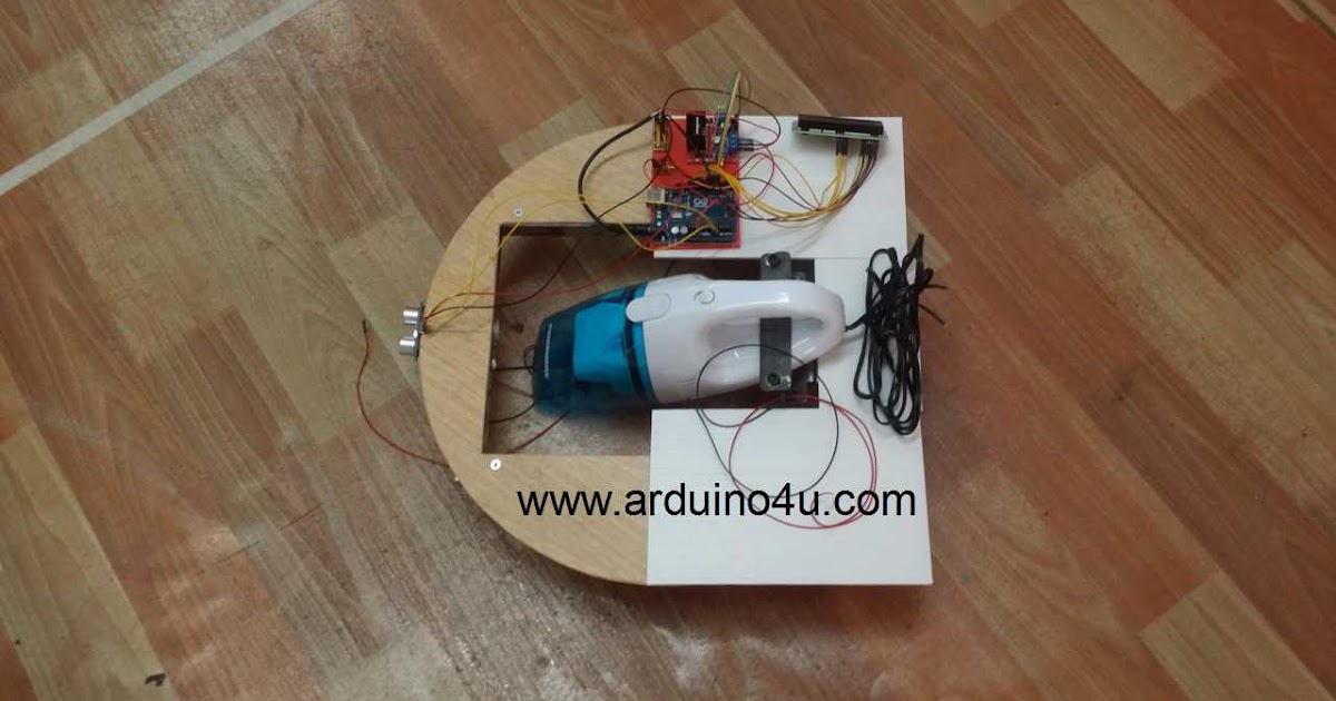 Projek Elektronik Arduino4u.com: 118-Robot Vacuum