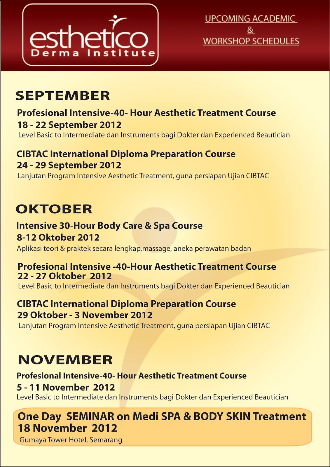 esthetico-derma-institute-up-coming-event-course-schedule