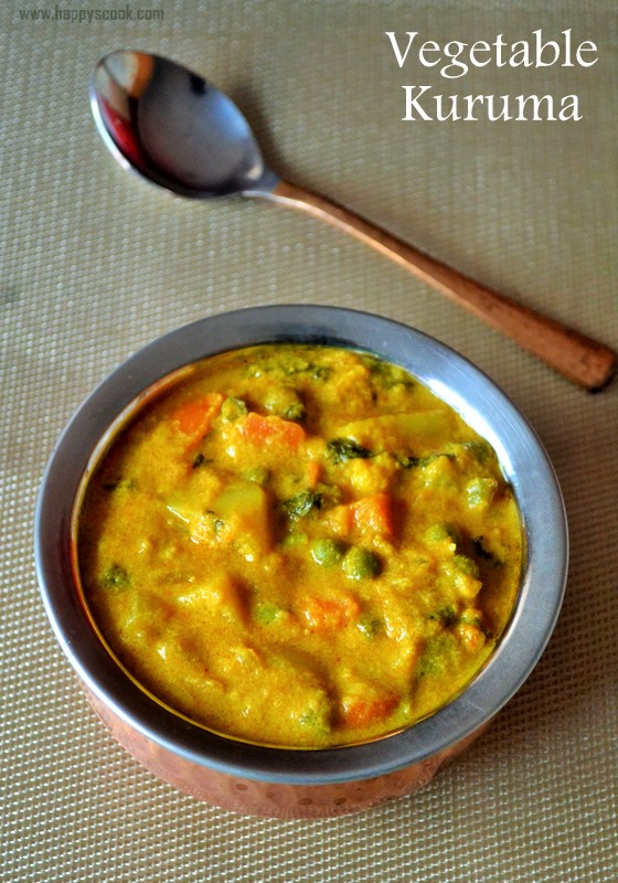 Vegetable Kurma Recipe Mixed Vegetable Kurma Veg Kurma for Chapathi