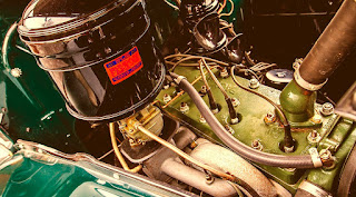 1938 Packard Six Luxury Convertible 1938 Packard Six Luxury Convertible Engine Detail