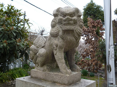 鼻川神社狛犬 鼻川神社狛犬