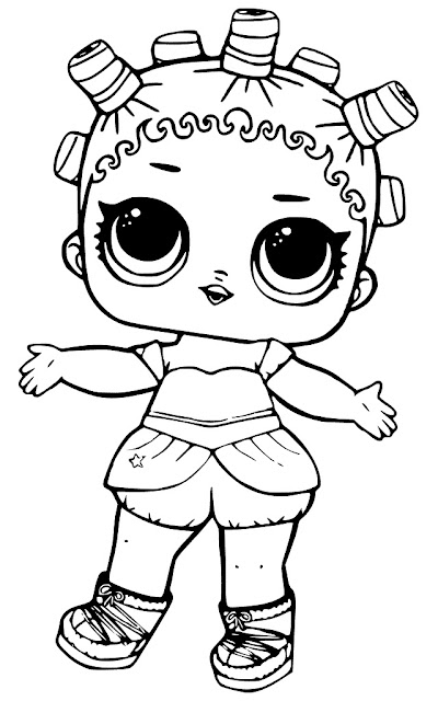 desenhos para colorir boneca lol como fazer