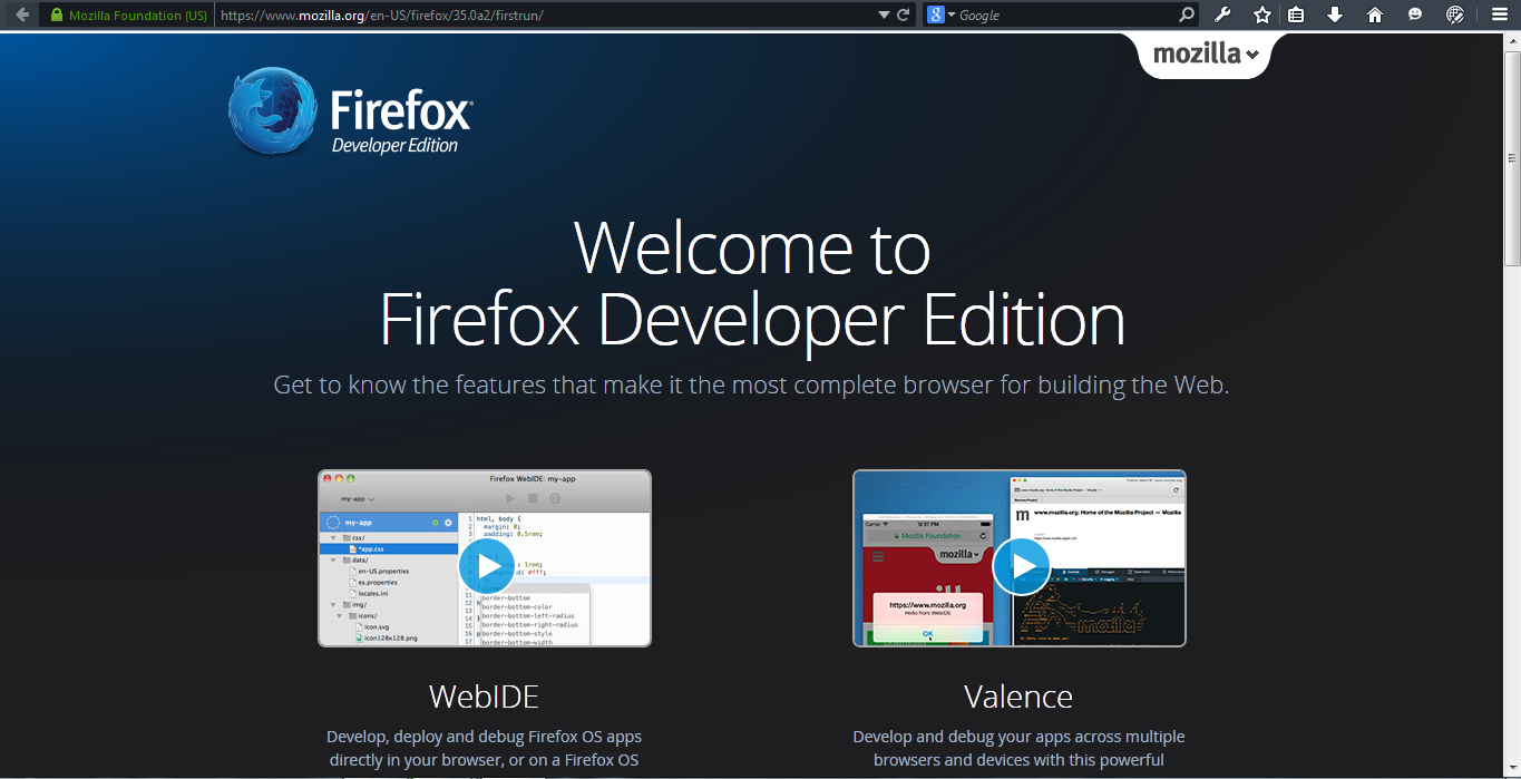 mozilla firefox developer edition offline installer