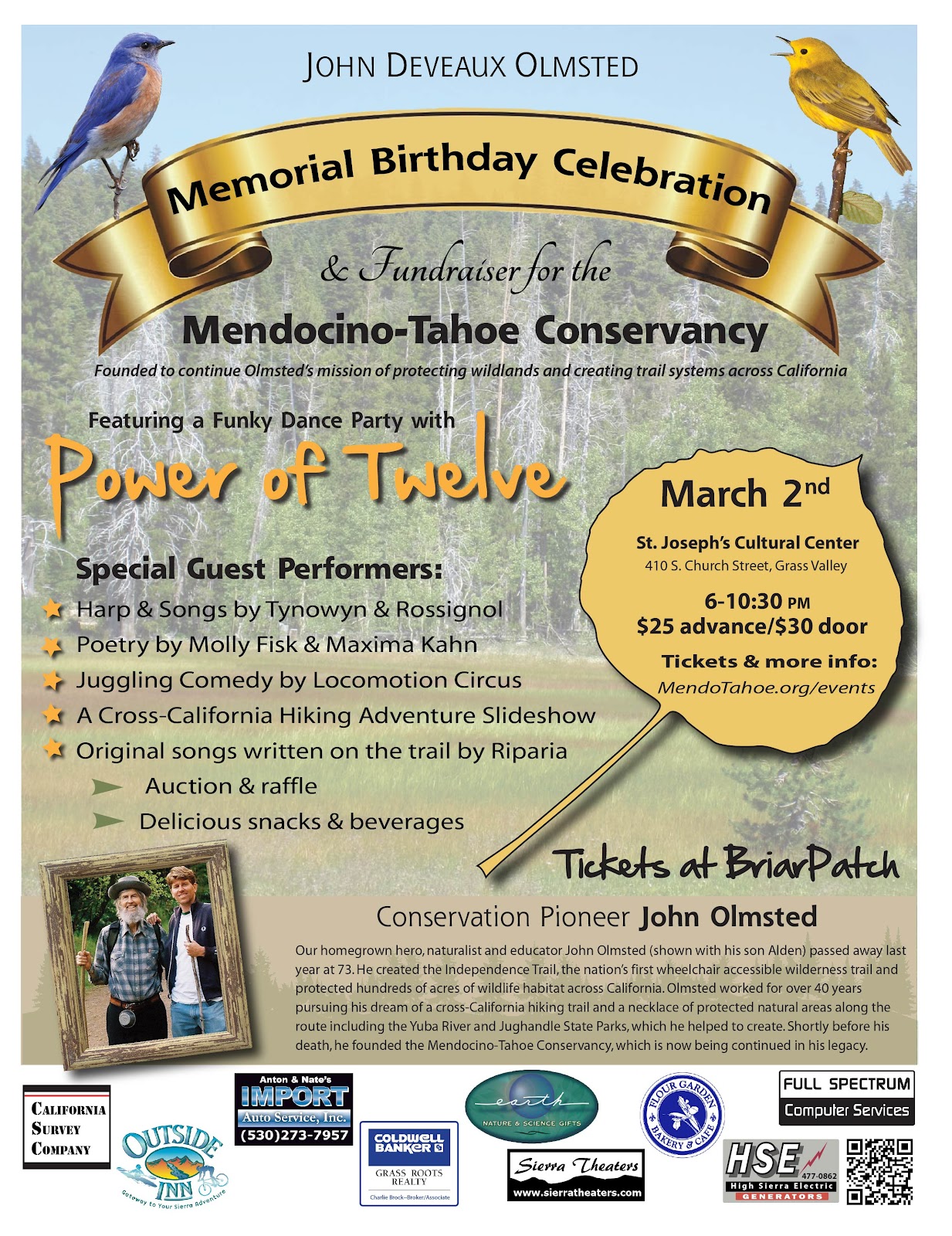 Jon Baiocchi Fly Fishing News MendocinoTahoe Conservancy Memorial Benefit