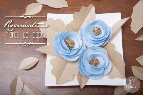 DIY: Románticas flores de papel | Manualidades