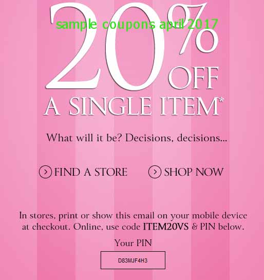 How many offer codes can you use on Victoria’s Secret?