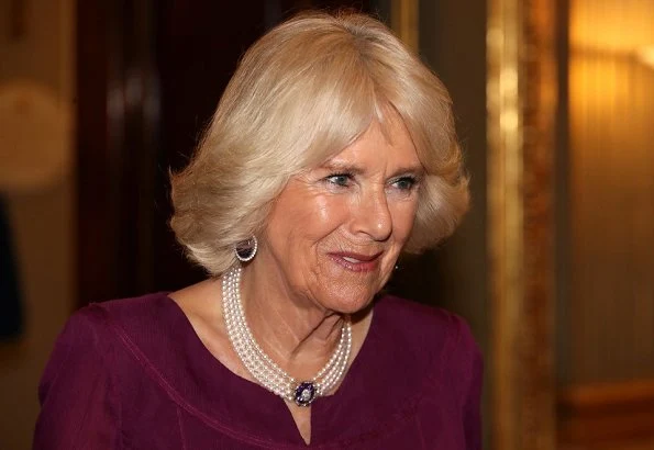 The Duke and Duchess of Cornwall attended the annual Commonwealth Day reception at Marlborough House