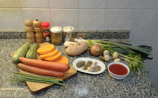 Caldo y crema de verduras