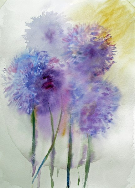WATERCOLOURS BY POLLY BIRCHALL: AMAZING I'VE DONE MORE FLOWERS!