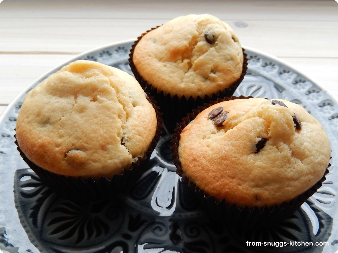 Schokodrops-Muffins mit Joghurt - From-Snuggs-Kitchen