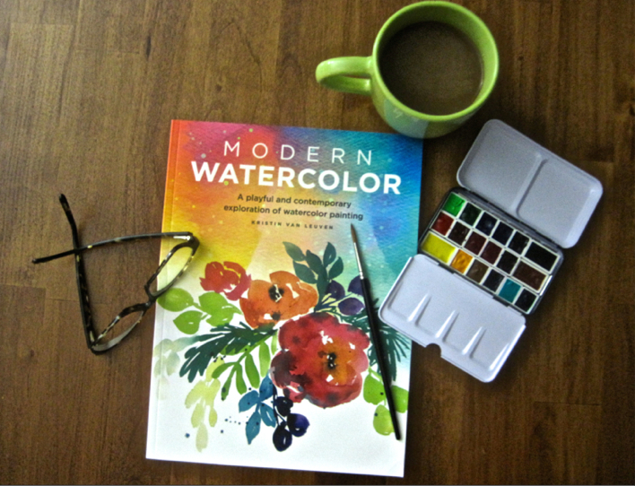 Book Review: Modern Watercolor by Kristin Van Leuven - Just Add Water  Silly