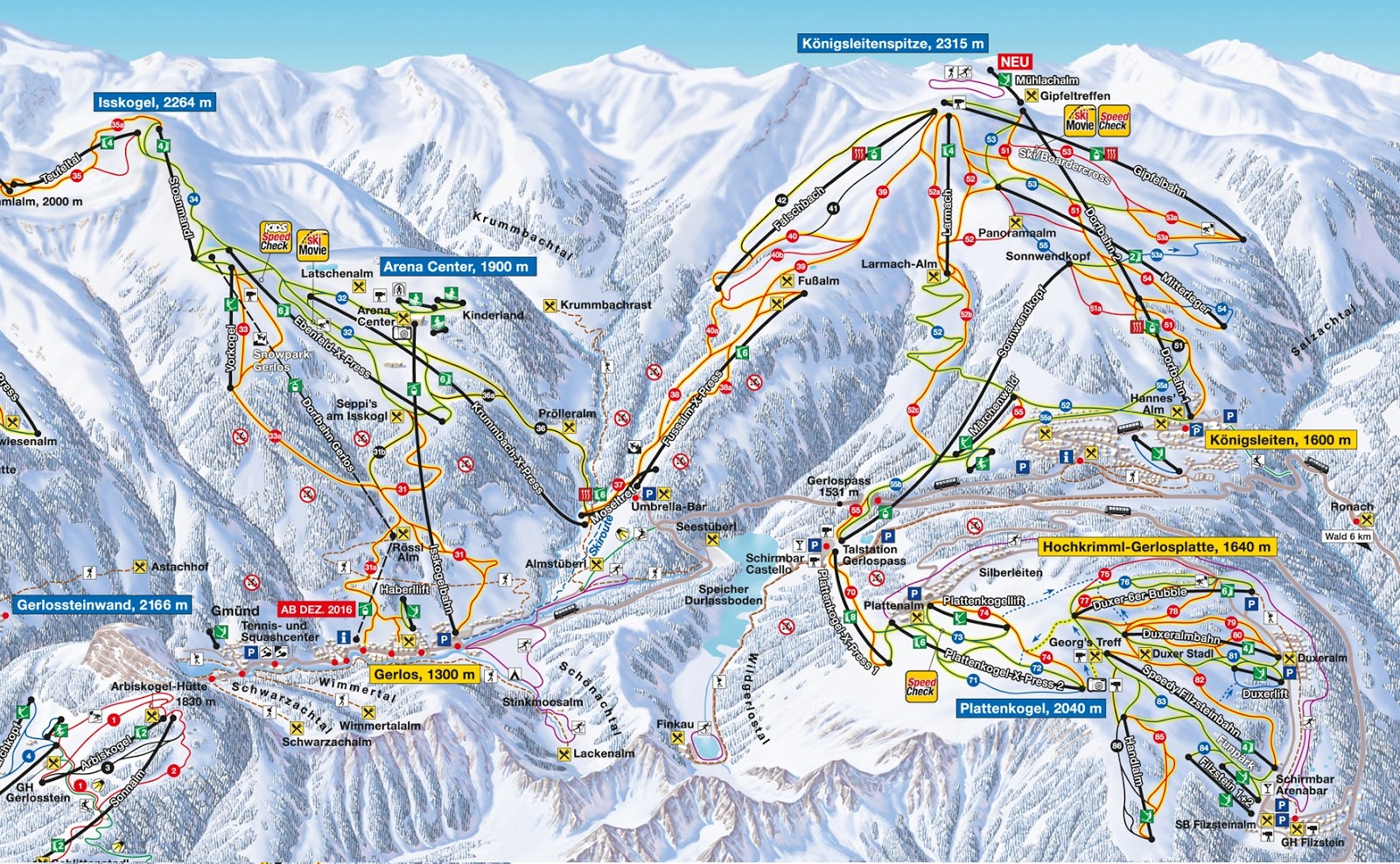 World Ski Resort: Gerlos