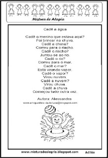 Poesia cadê a água Poesia cadê a água