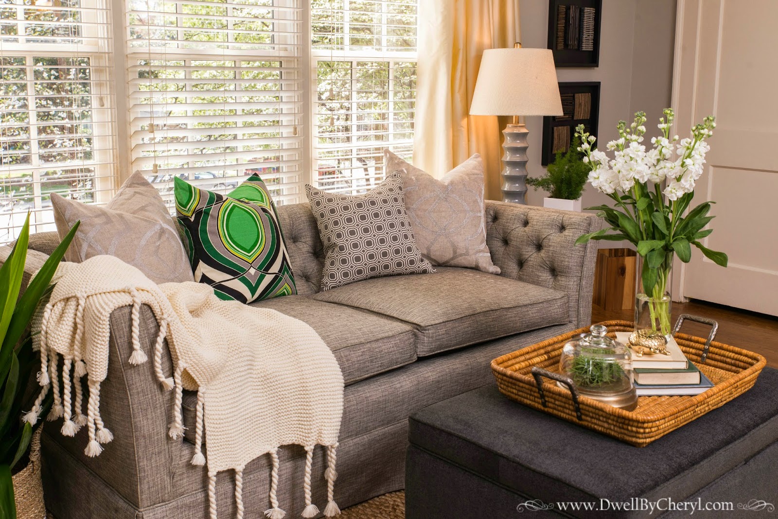 Dwell by Cheryl "Craigslist Sofa Makeover 2"