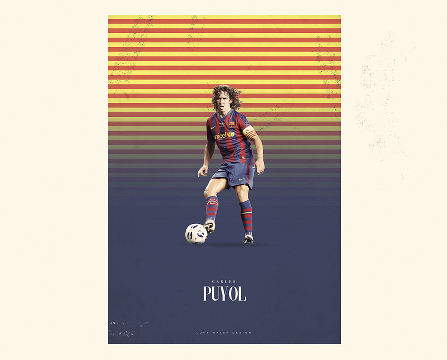 Carles Puyol Luke Walsh