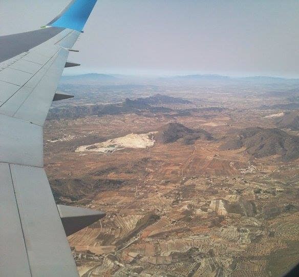 #BEDN : There Are Two Types Of Photos I Always Take On Holiday... In a plane, over Spain somewhere