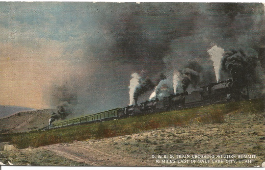 Denver and Rio Grande Railway D. & R. G. Train 