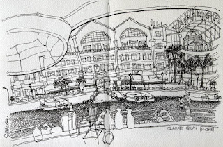 Clarke Quay sketch