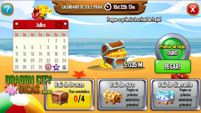 Calendário de Sol e Praia - Novidade! Calendário de Sol e Praia - Novidade!