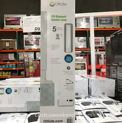 Costco 1081925 - Stream your favorite tunes with the OttLite LED Bluetooth Speaker Lamp