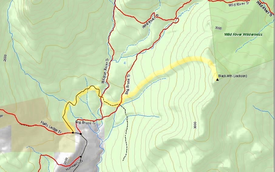 1HappyHiker Black Mountain (Jackson, NH) A RaspberryCovered Peak