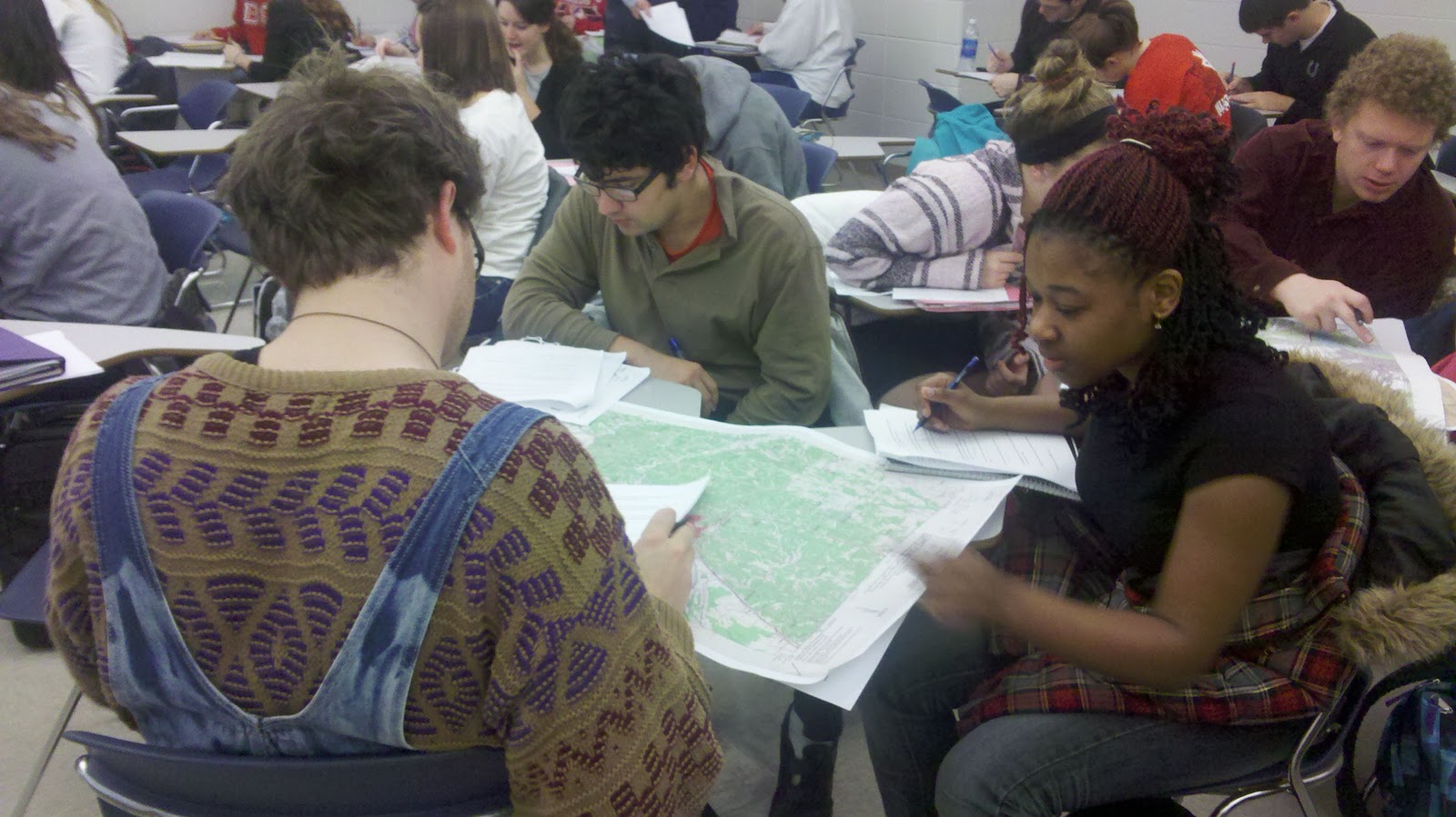 GIS Research and Map Collection Geography Classes Using Ball State