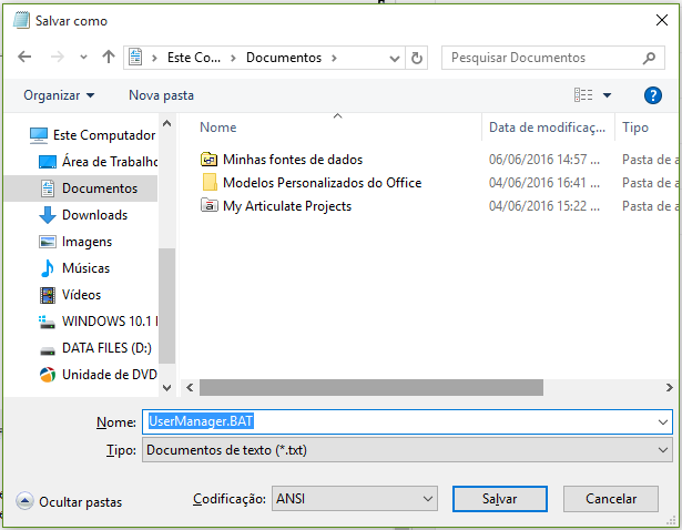 Como executar um arquivo .bat ou .cmd junto com a inicialização do -  Microsoft Community