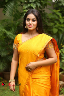 Actress Poorna Pictures in Saree at Avanthika Movie Opening  0031