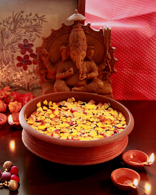 Diwali decor ideas, festive decor - A Sunny Yellow Window blog