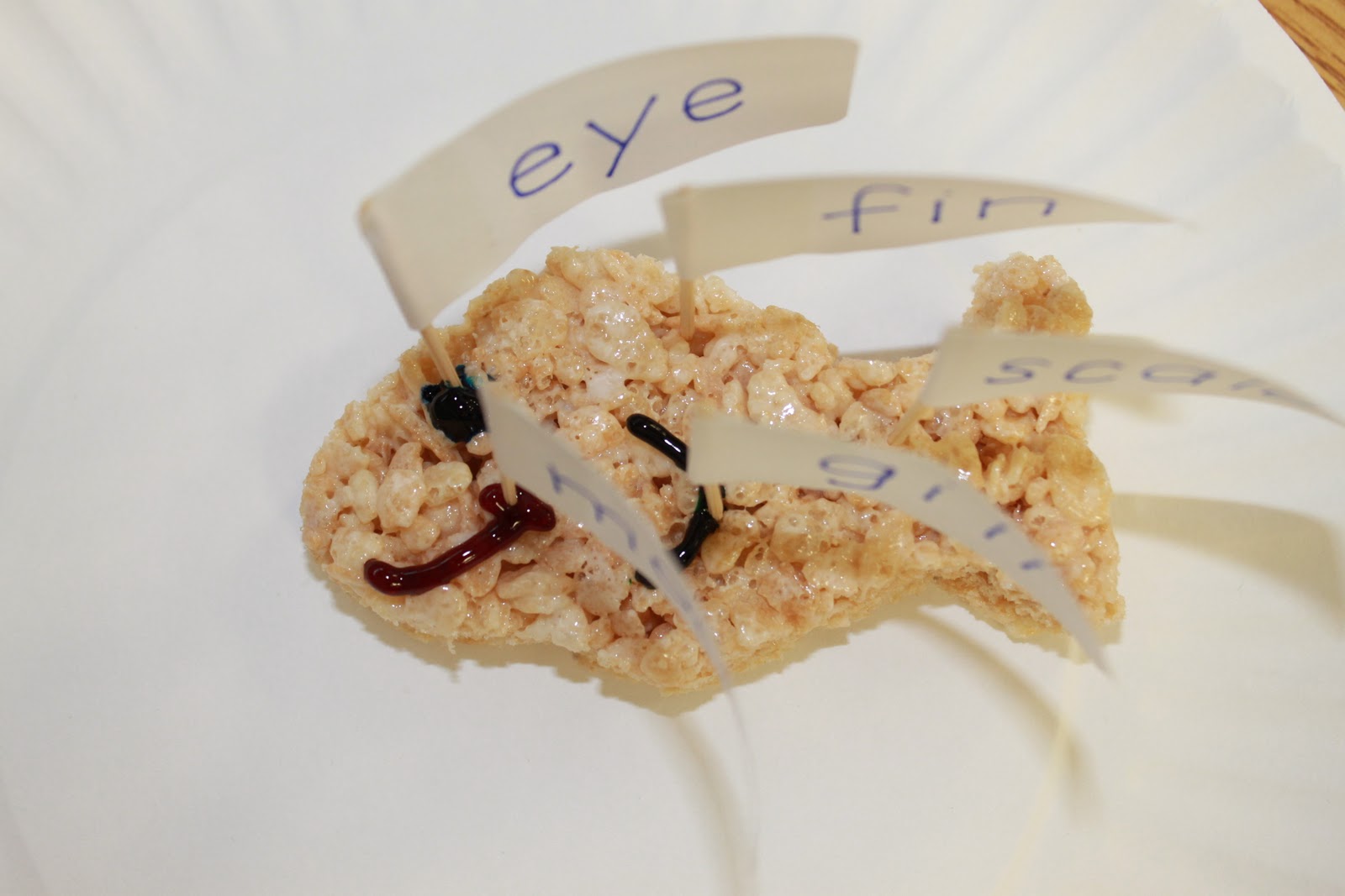 Ms. Batte's Kinderland Rice Krispie Fish for Ff Week
