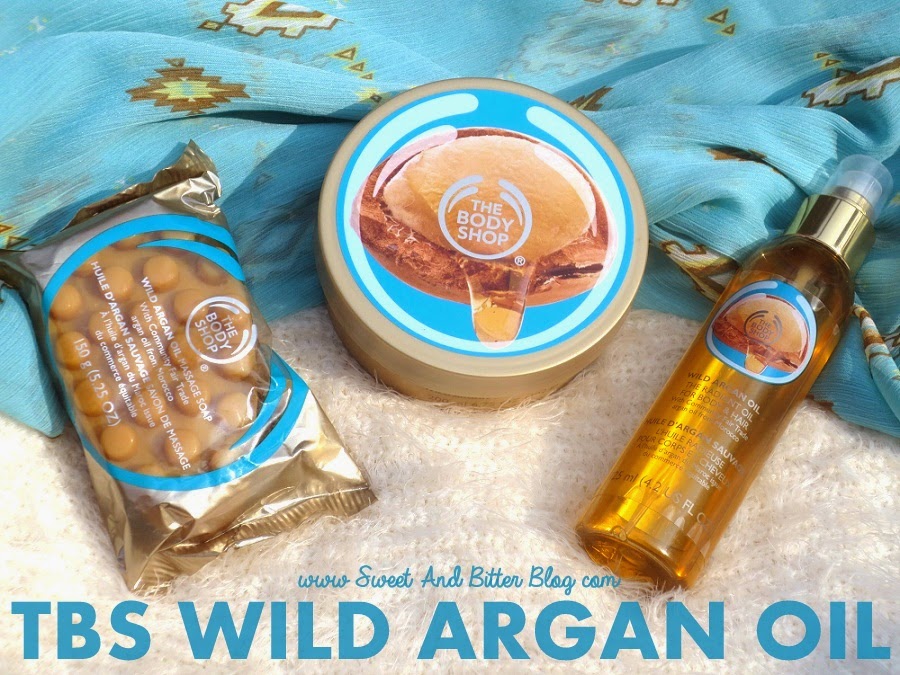 The Body Shop WILD ARGAN OIL Radiant Oil, Massage Soap and Body Butter Review